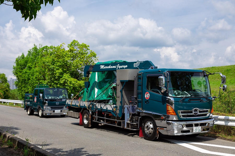 運送中の様子